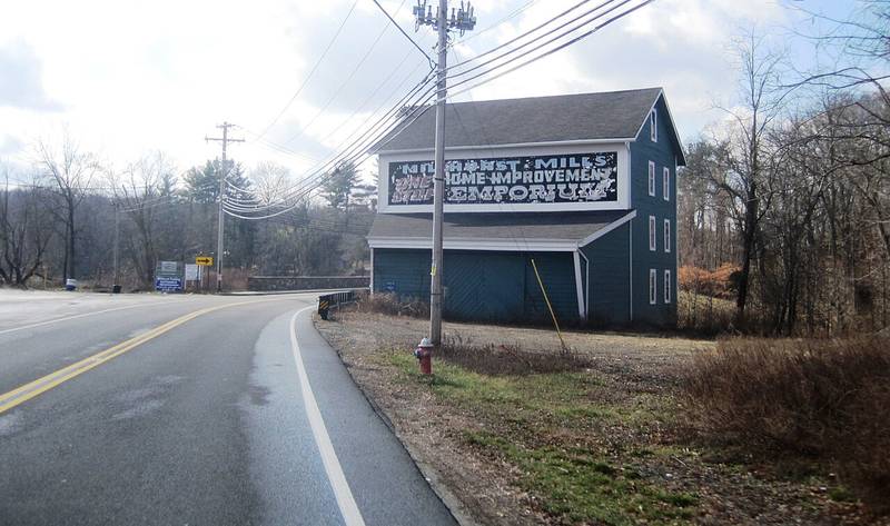 The Millhurst Mills building beside Sweetmans Lane in Millhurst, Manalapan