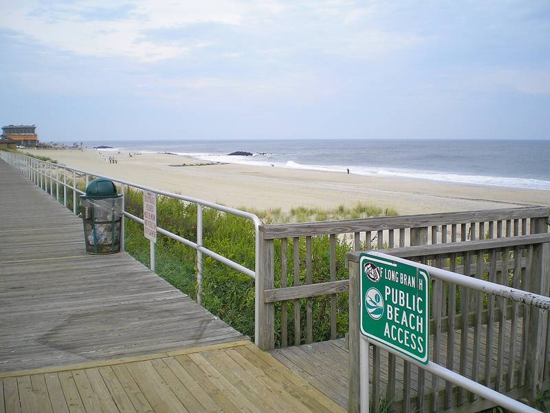 The beach at Long Branch, New Jersey