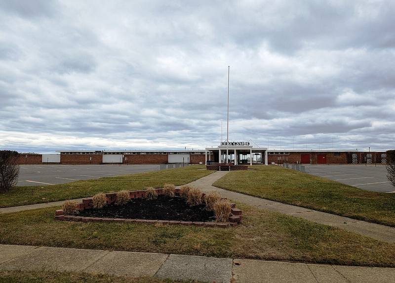 The low brick Deal Casino Beach Club building with its entrance sign