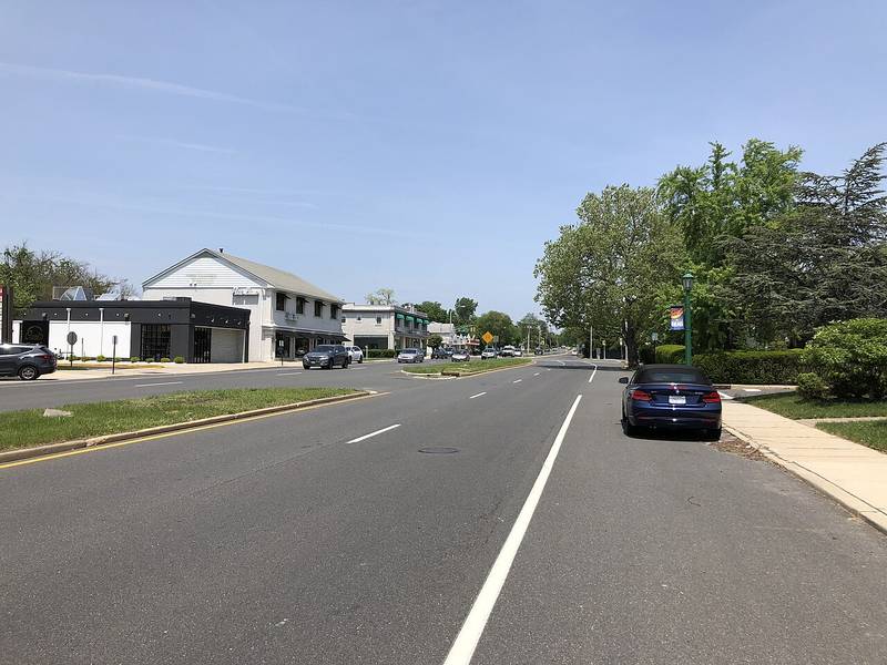 Shops along Norwood Avenue between Morgan and Roosevelt avenues, near the DSN Community Center
