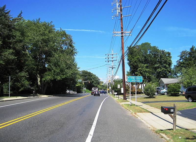 Herbertsville Road in the Herbertsville section of Brick Township