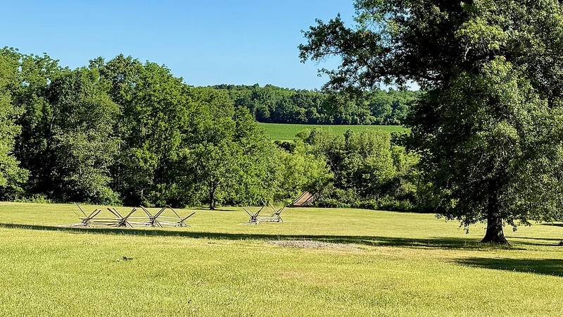 View across the battlefield from Combs Hill at Monmouth Battlefield State Park