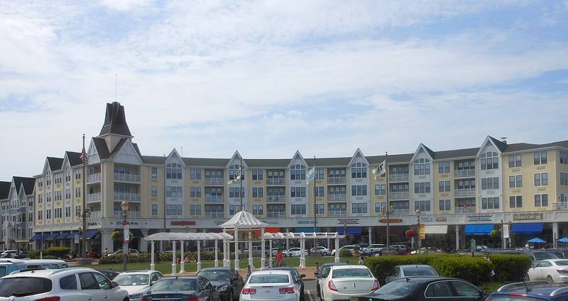 Pier Village on the oceanfront in Long Branch, New Jersey